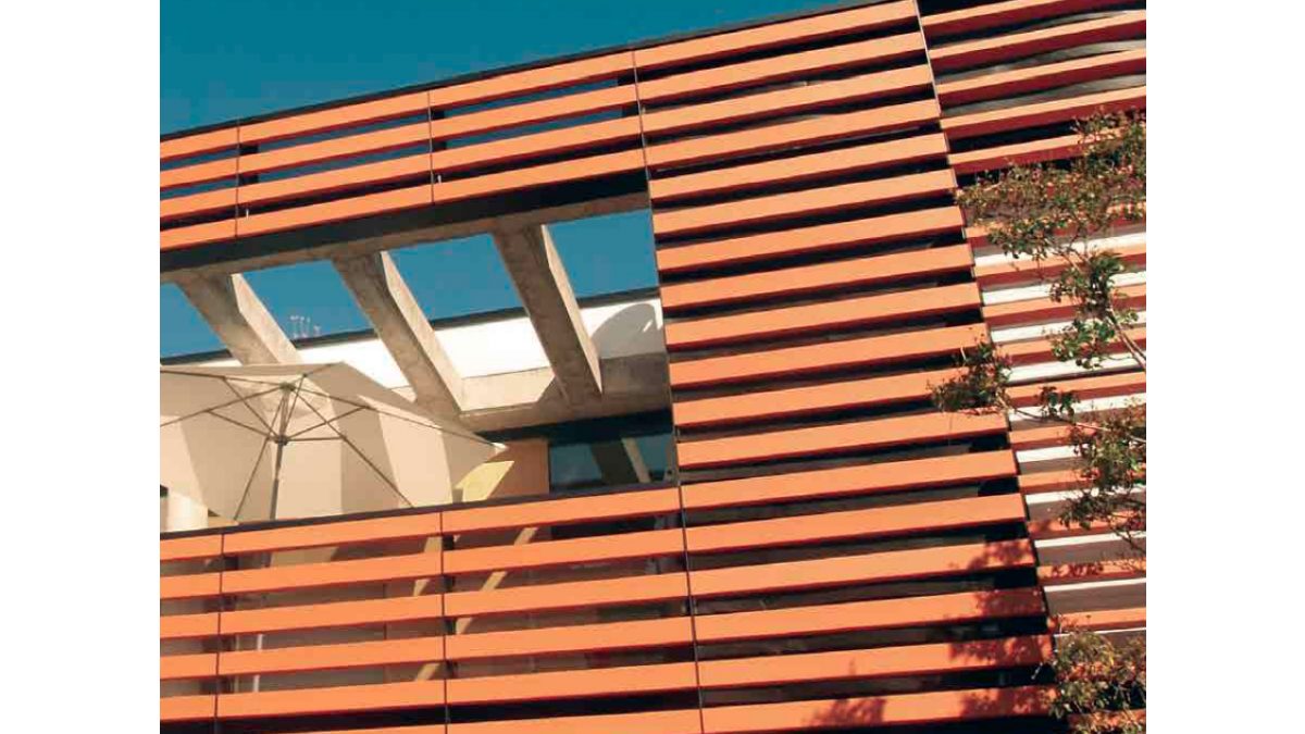 Favemanc terracotta brise-soleil baguette profiles