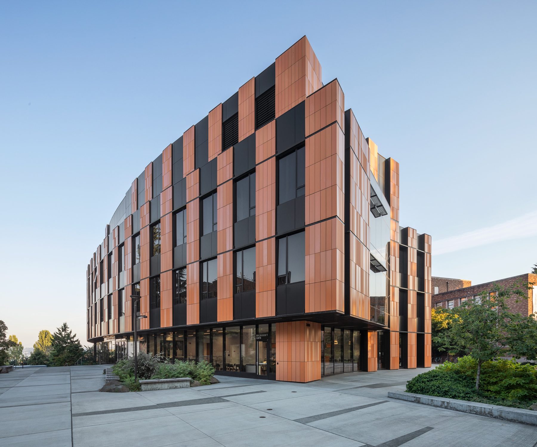 Favemanc Terracotta Canada — vertical terracotta rainscreen example, Exterior Technologies Group